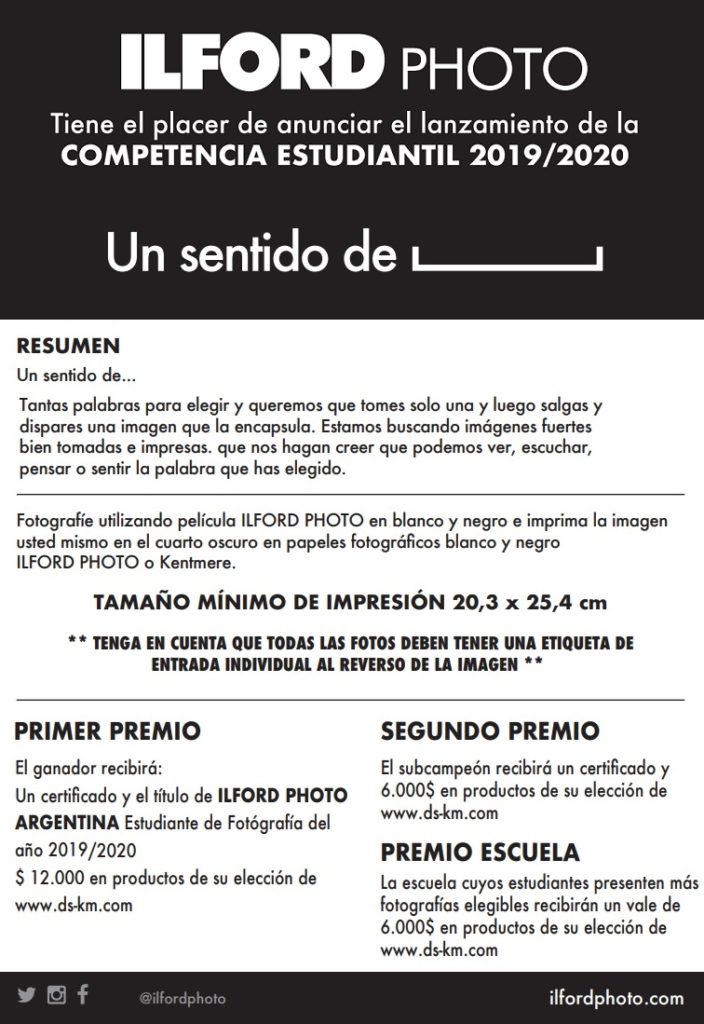 Concurso Fotográfico Blanco y Negro Ilford Photo Argentina