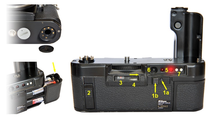 Nikon F3 - Motor de avance MD-4