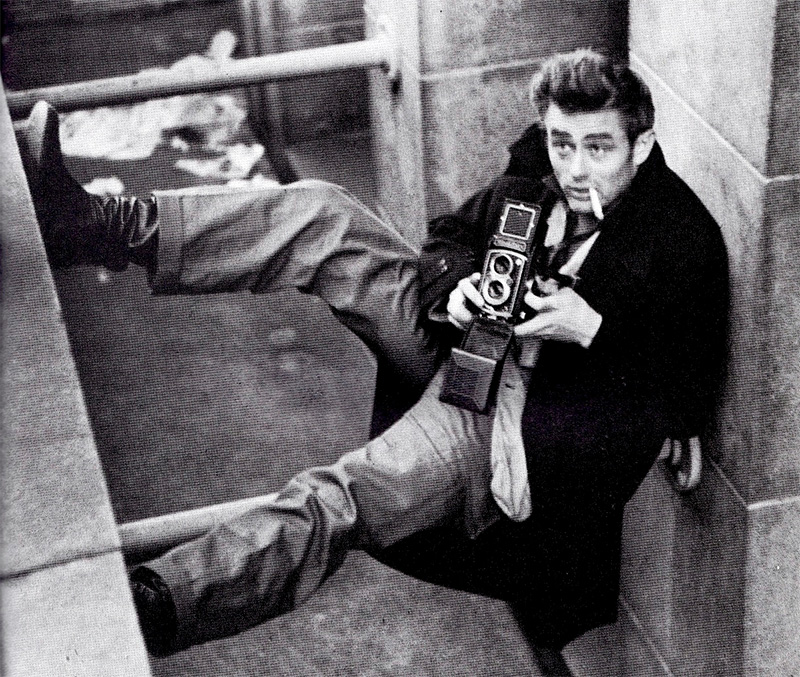 James Dean y su Cámara Rolleiflex